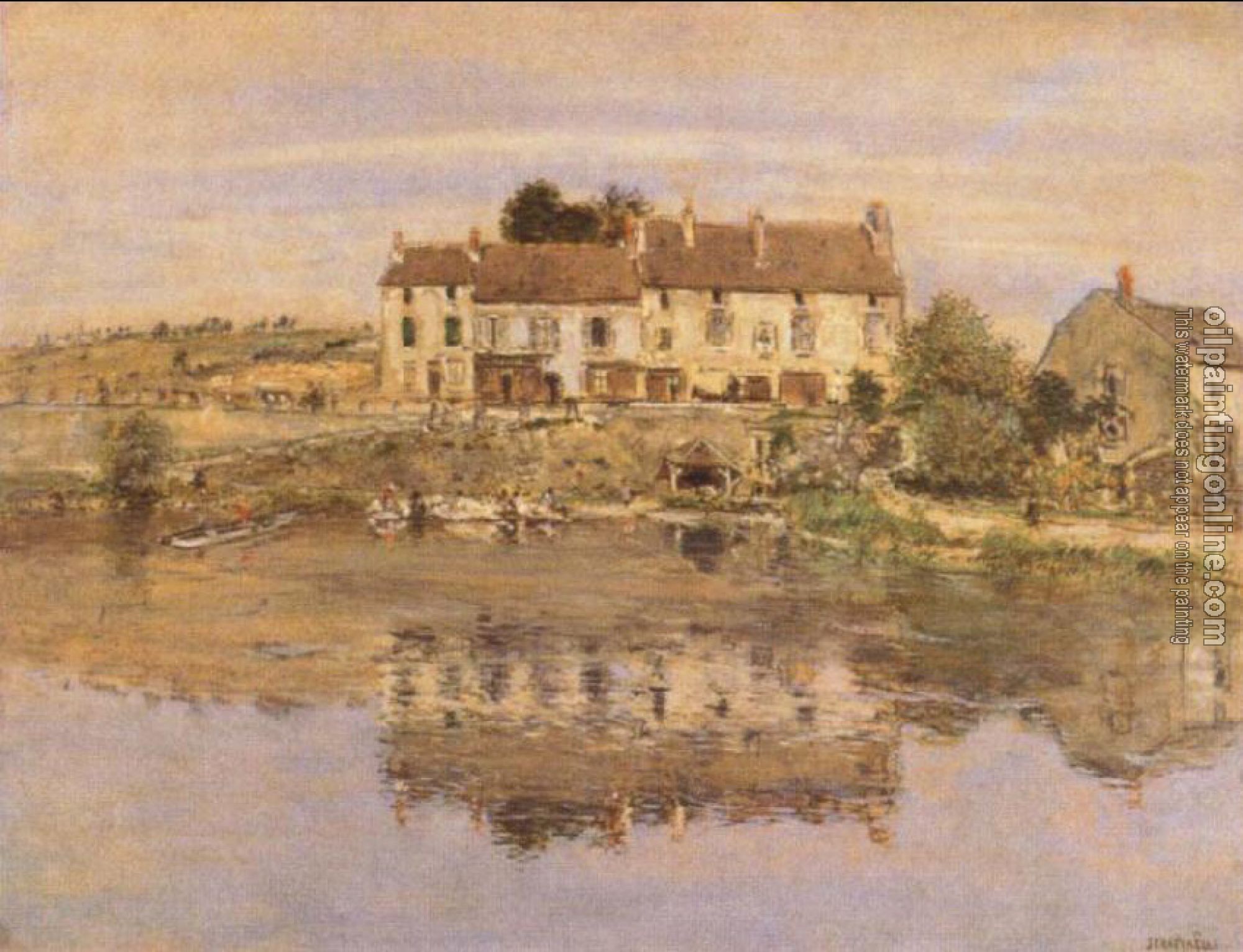 Jean Francois Raffaelli - House on the Banks of the Oise